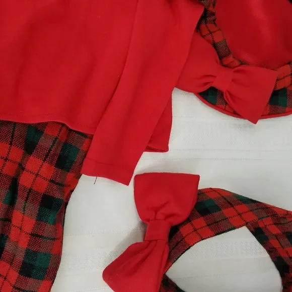 Party Pageant Red Plaid Pants, Top Hat Outfit